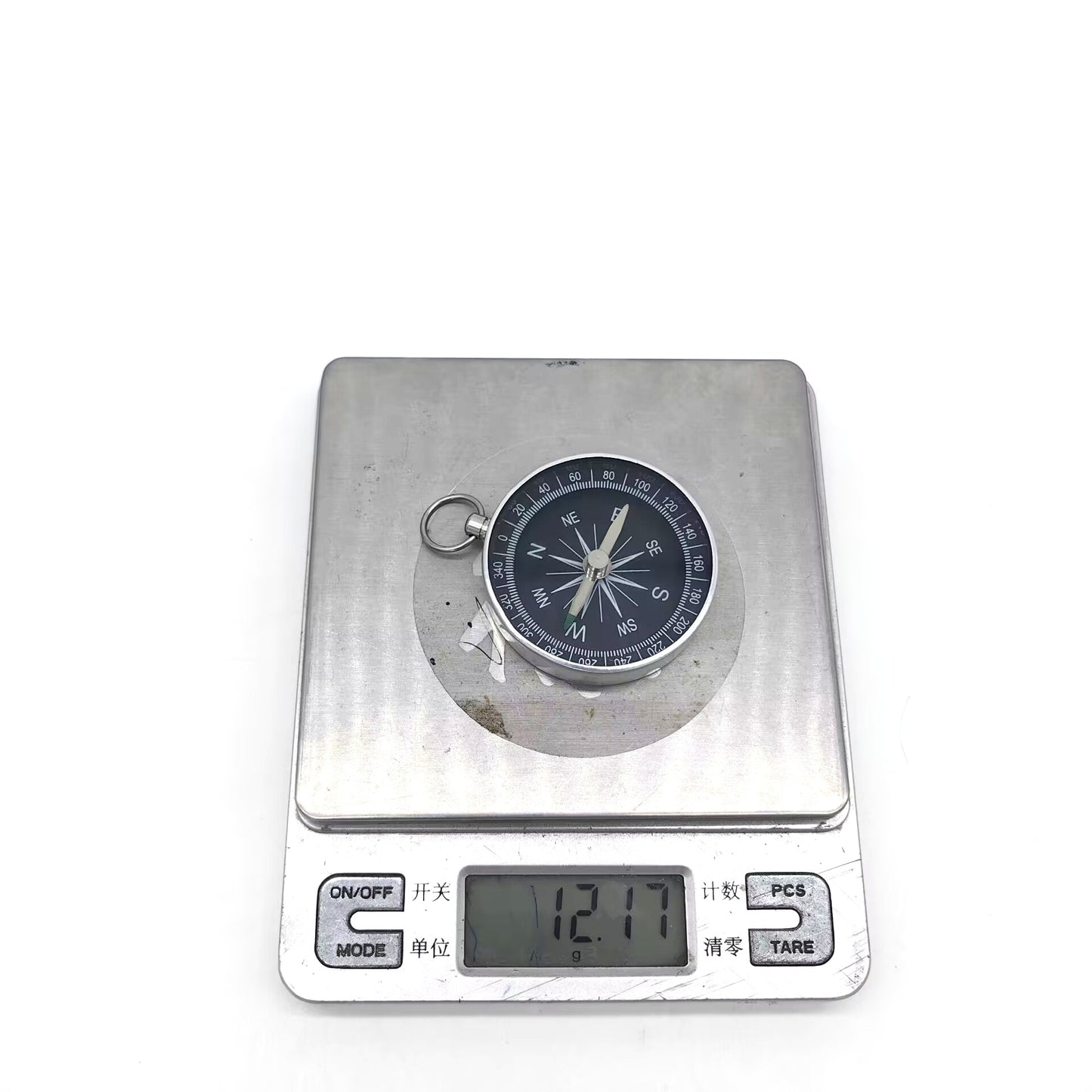 Factory Wholesale G44 Outdoor Keychain Metal Compass in Stock Aluminum Alloy Material