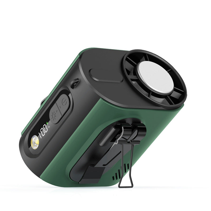 Portable Waist Clip Fan with LED Light