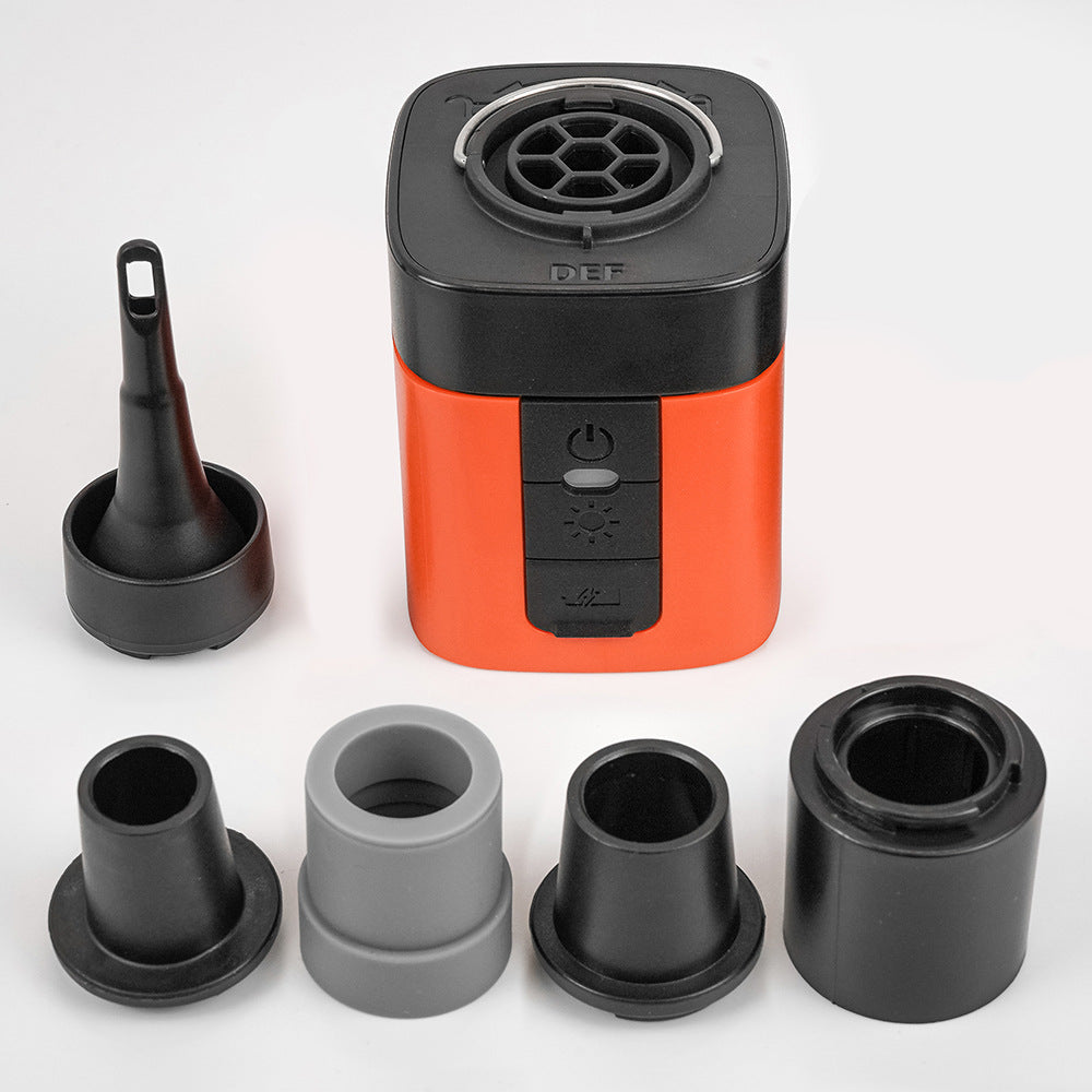Wireless Mini Air Pump with SOS Emergency Light