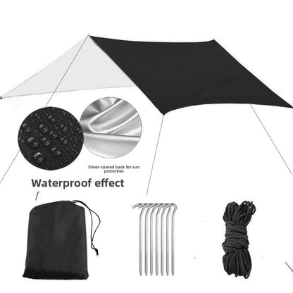 Square Sunshade Canopy with Waterproof Mat