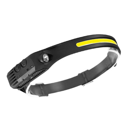 Silicone USB Rechargeable COB Headlight