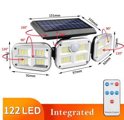 Solar Motion Sensor Wall Light