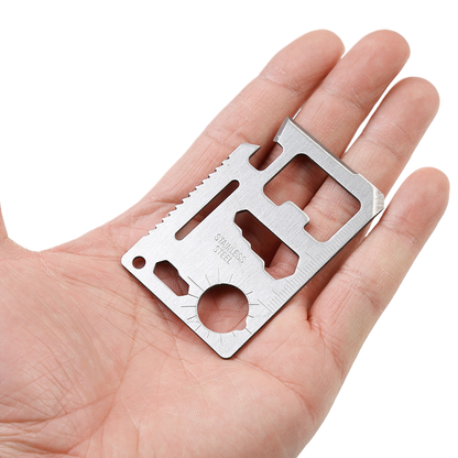 Portable Stainless Steel Multitool Card