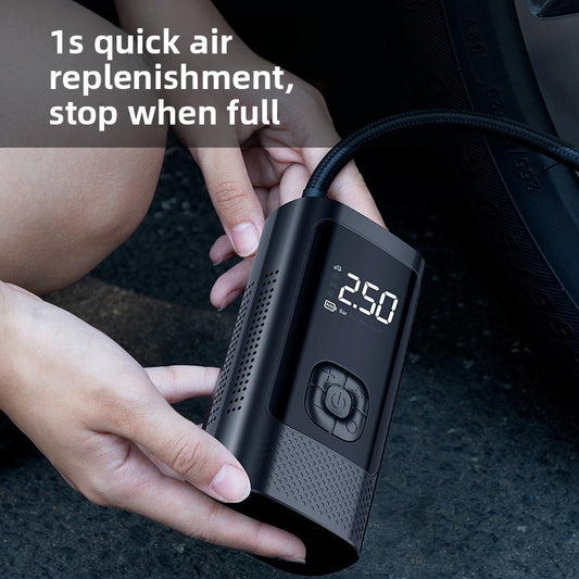 Portable Cordless Tire Inflator with Digital Display