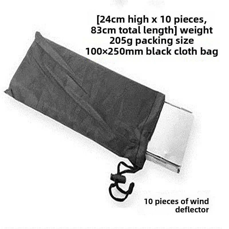 Foldable Aluminum Alloy Stove Windscreen