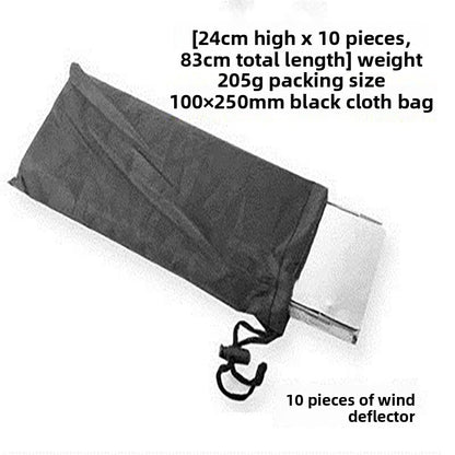 Foldable Aluminum Alloy Stove Windscreen