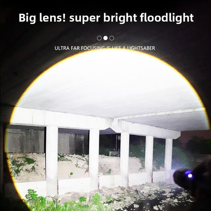 Rechargeable Zoom Flashlight with Digital Display