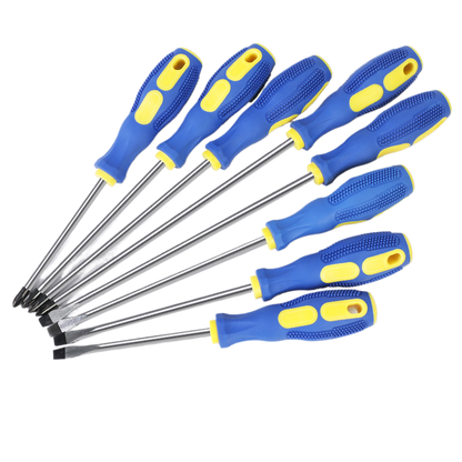 Strong magnetic cross screwdriver with massage handle