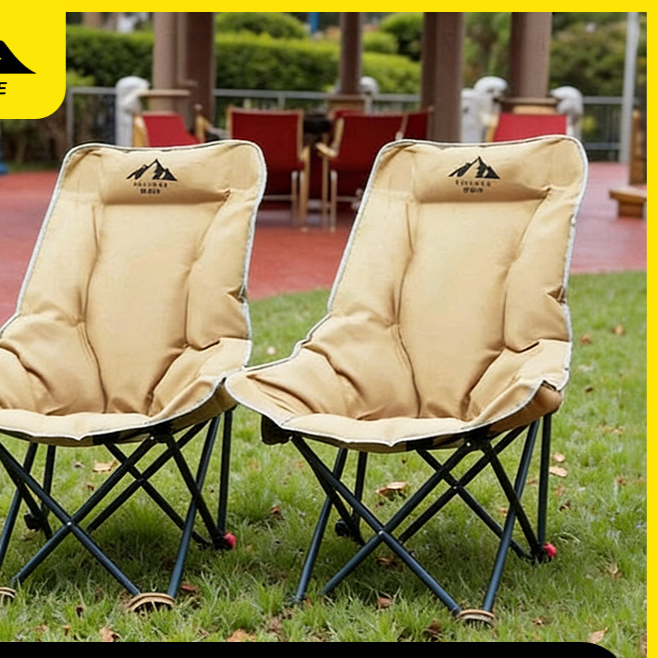 Adjustable High Back Folding Camping Chair