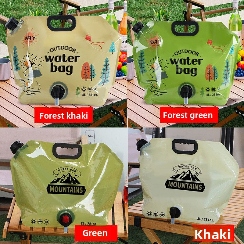 Portable Outdoor Water Storage Bag with Faucet