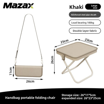 Portable Foldable Storage Stool
