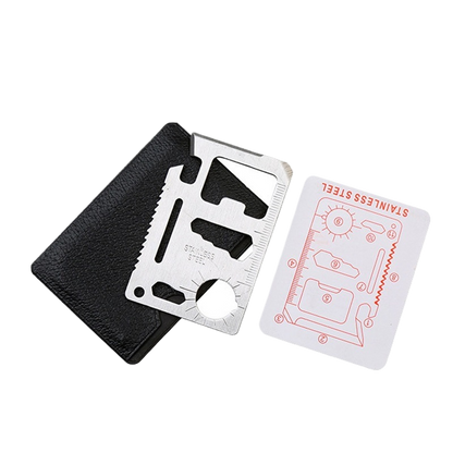 Portable Stainless Steel Multitool Card