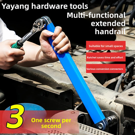 Extendable Dual Head Ratchet Wrench