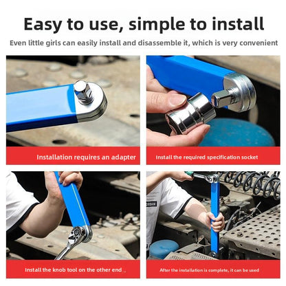 Extendable Dual Head Ratchet Wrench