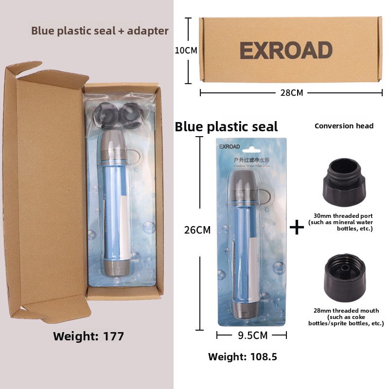 Portable Outdoor Water Filter Straw