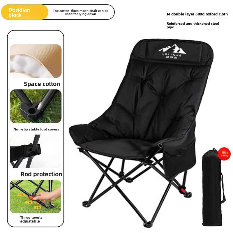 Adjustable High Back Folding Camping Chair