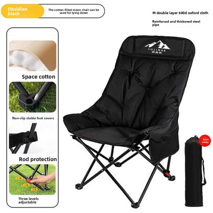Adjustable High Back Folding Camping Chair
