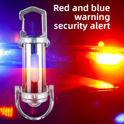 Multifunctional Keychain LED Flashlight with Emergency Light