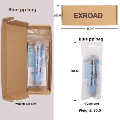 Portable Outdoor Water Filter Straw