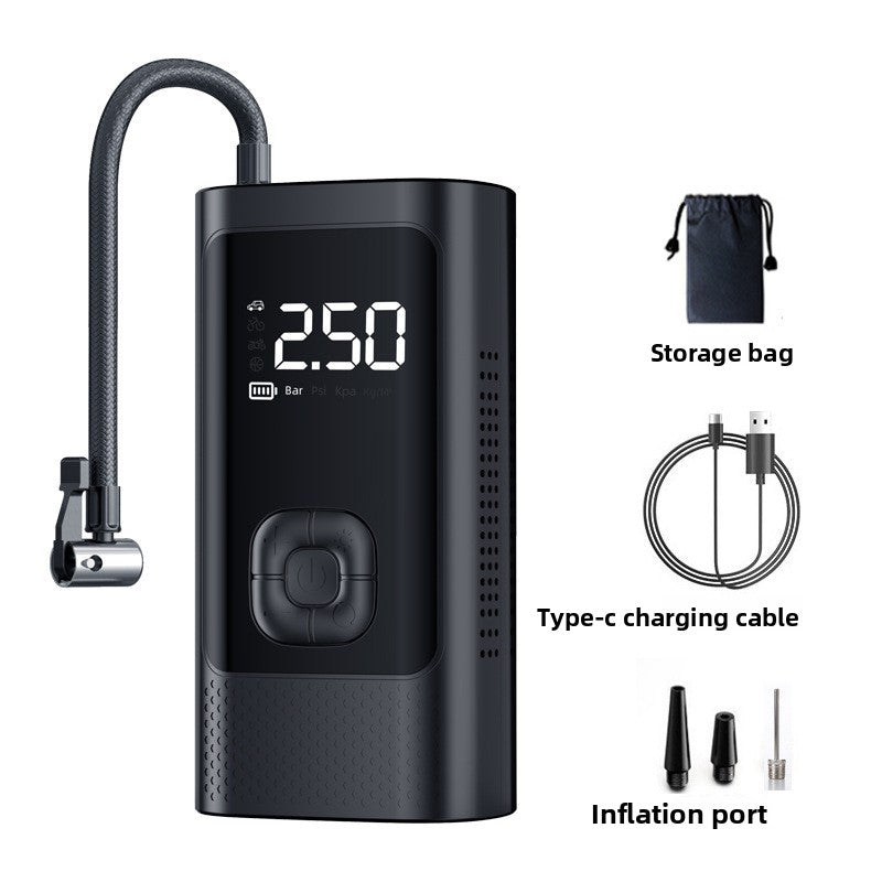 Portable Cordless Tire Inflator with Digital Display