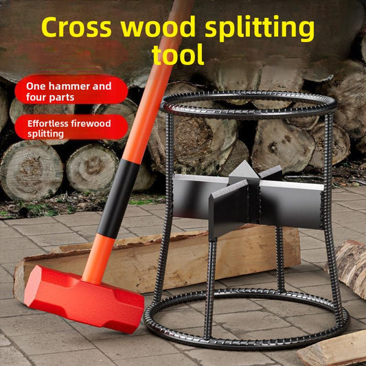 Manual Wood Splitting Axe Cross Type