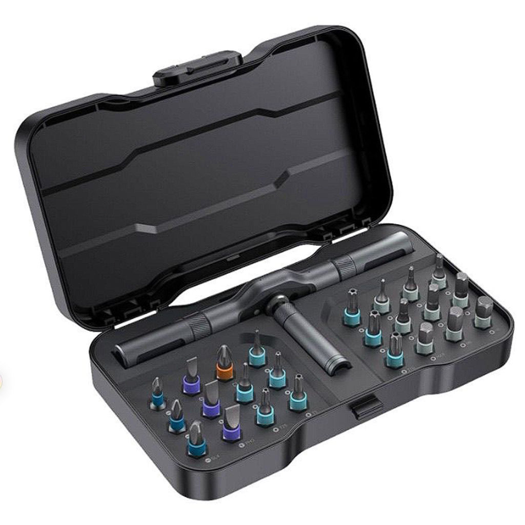 Ratchet Screwdriver Set with 24 Bits