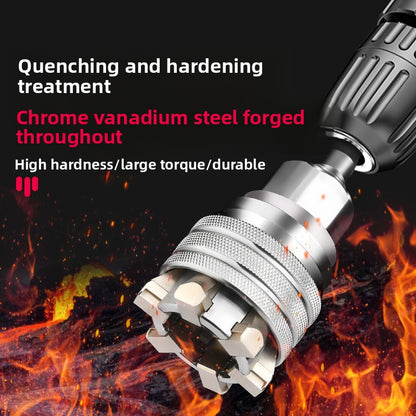 Adjustable Hexagonal Socket Ratchet Wrench Set