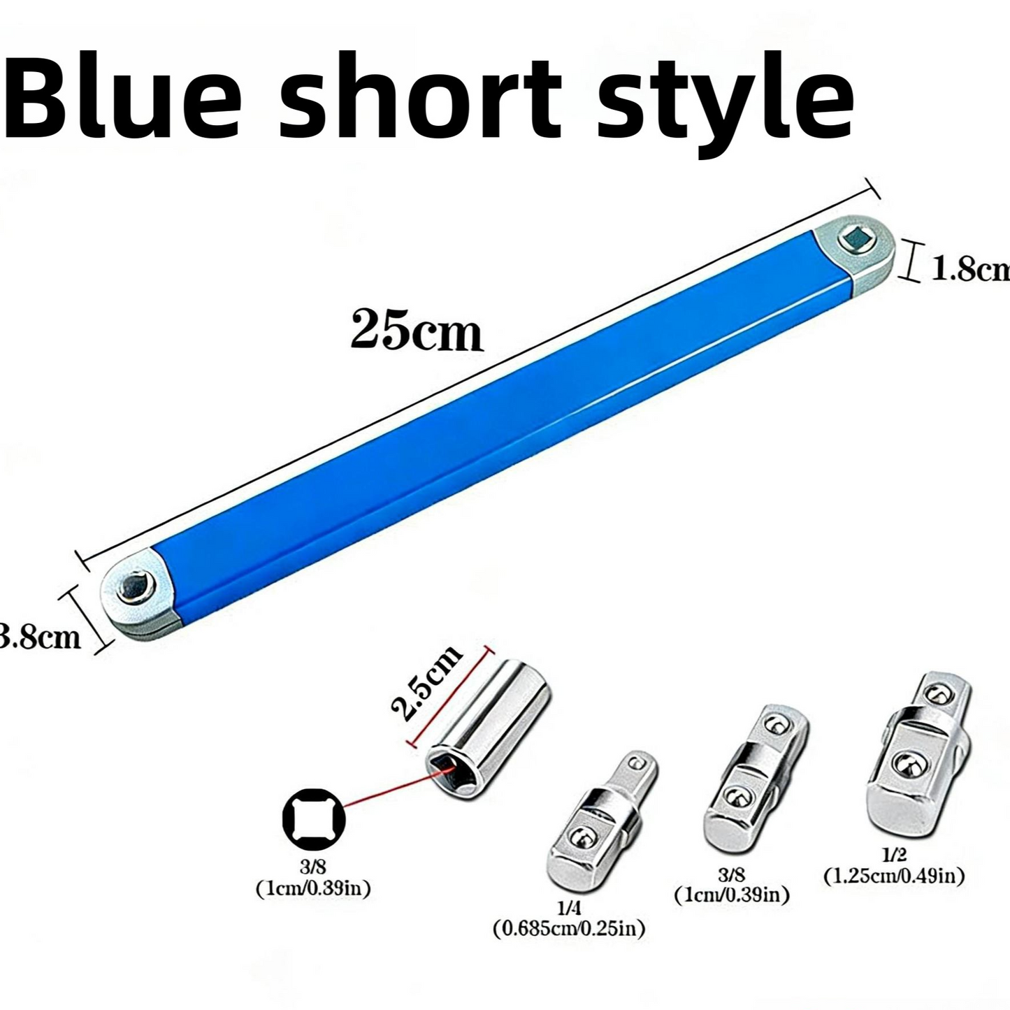 Extendable Dual Head Ratchet Wrench