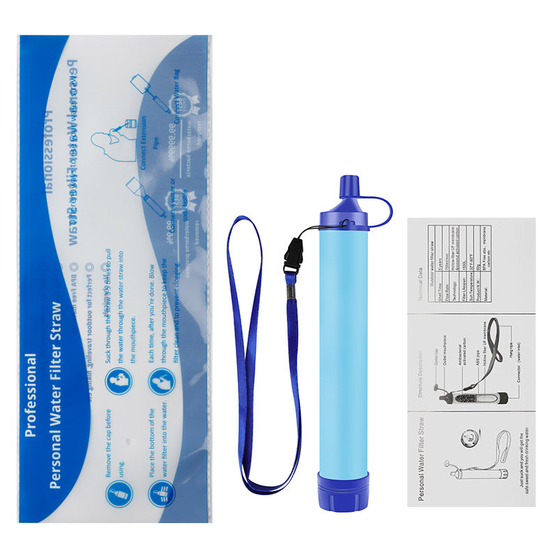 Portable Outdoor Water Purification Straw