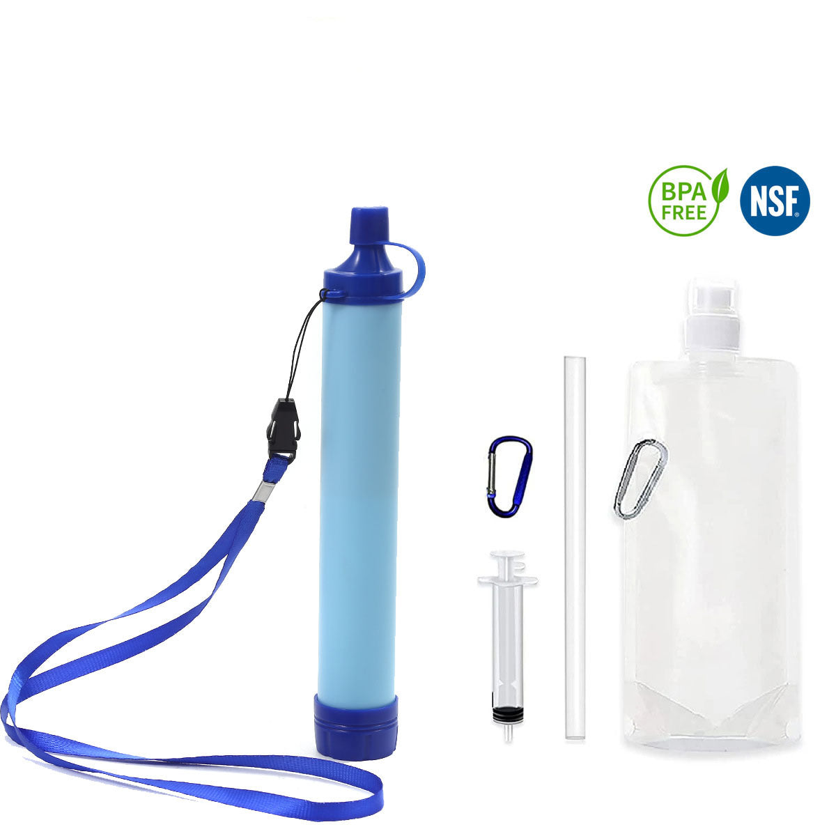 Portable Outdoor Water Purification Straw