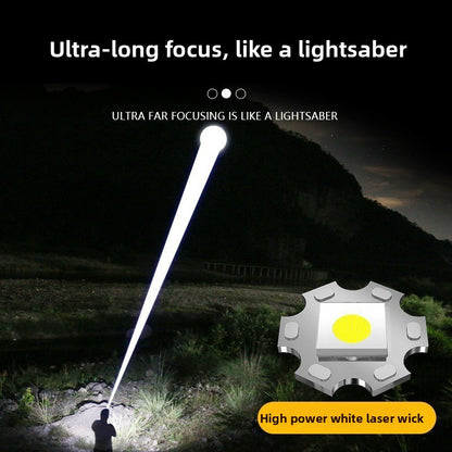 Rechargeable Zoom Flashlight with Digital Display