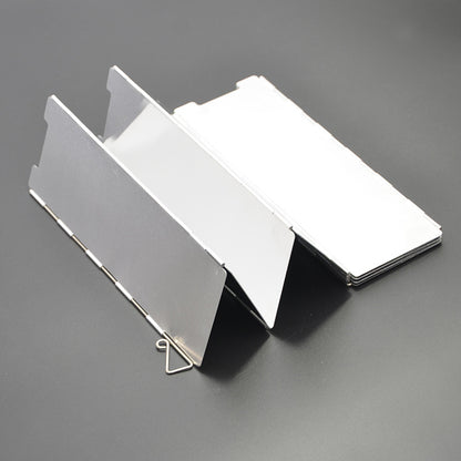Foldable Aluminum Camping Stove Windshield