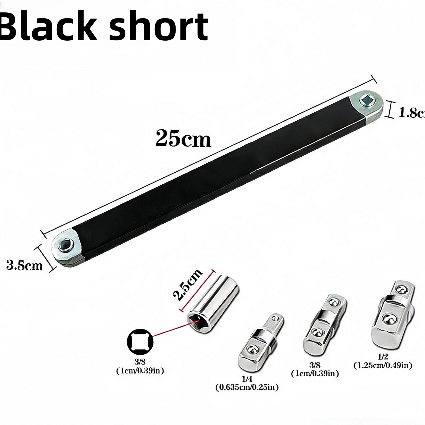 Extendable Dual Head Ratchet Wrench