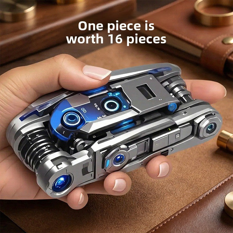 Multi-Function Foldable Adjustable Wrench Set