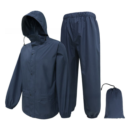 Camouflage raincoat and rain pants