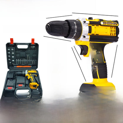 Multi-functional three-function impact drill