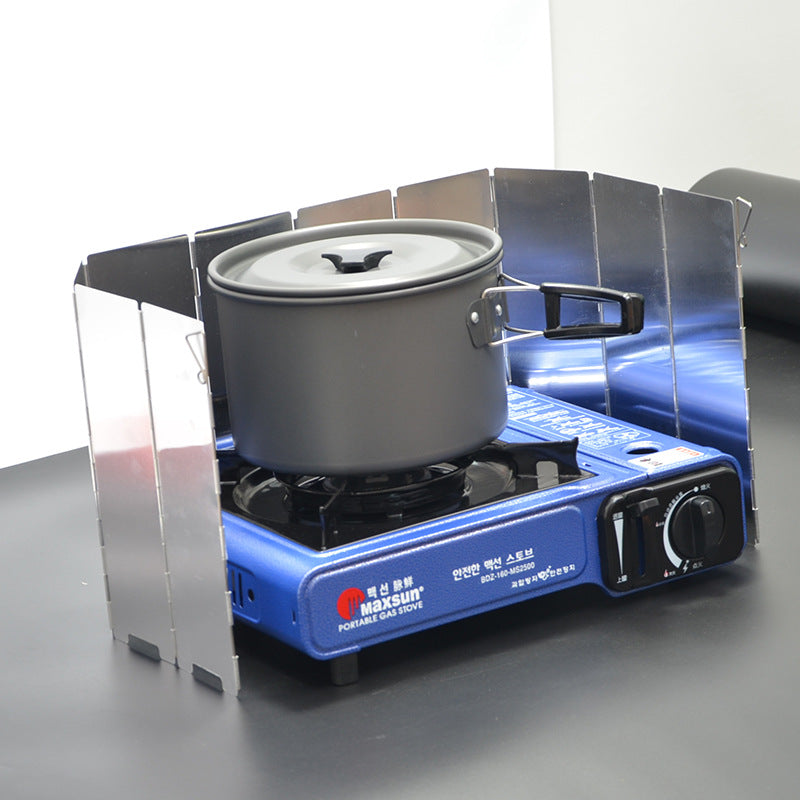 Foldable Aluminum Camping Stove Windshield