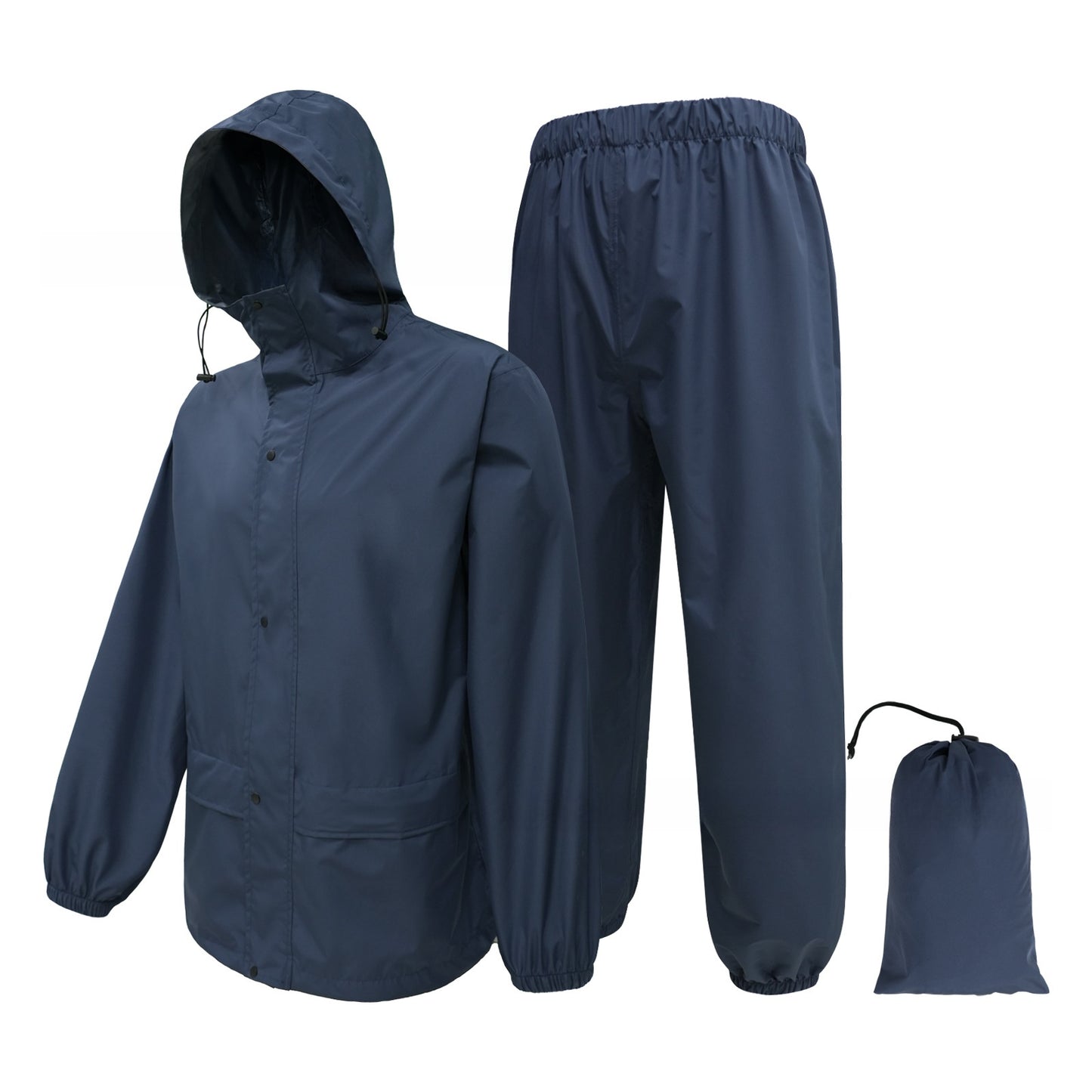 Camouflage raincoat and rain pants